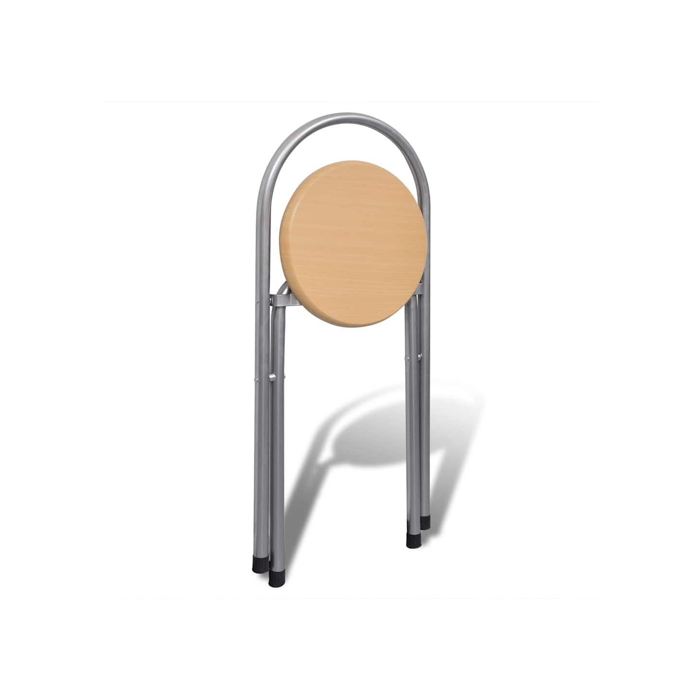 Jeu de bar petit-déjeuner pliable avec 2 chaises