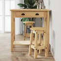 Ensemble de bar 3 pcs bois de pin massif