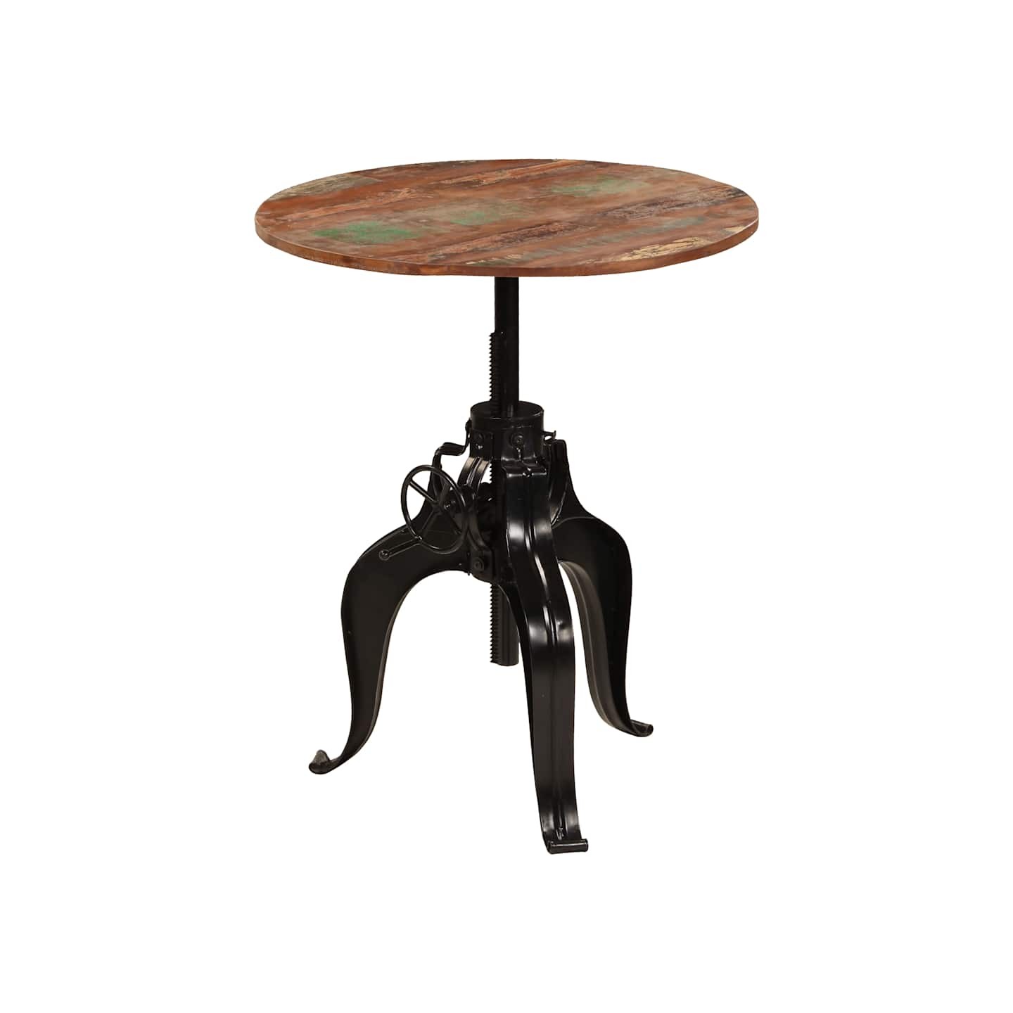Table de bar Bois de récupération massif 75x(76-110) cm