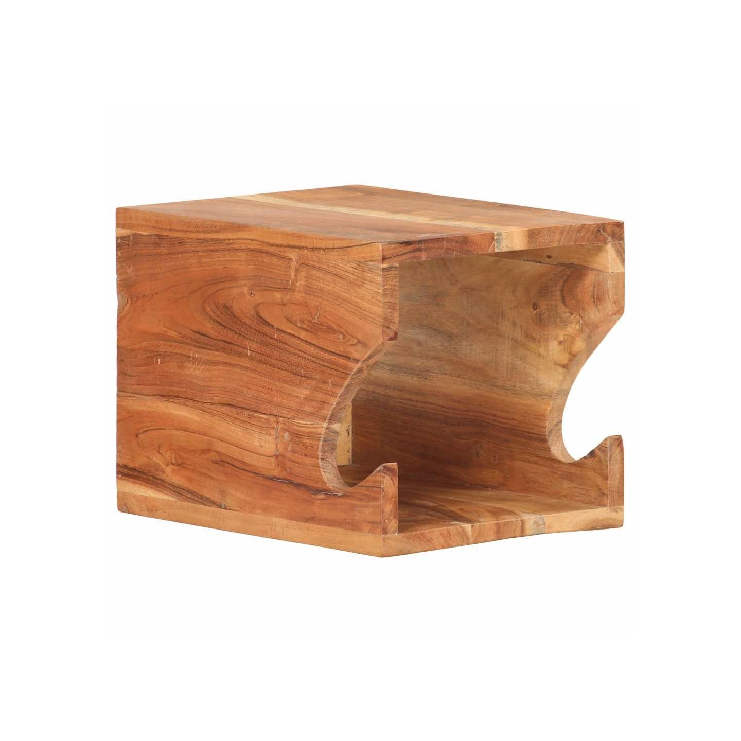 Support mural de vélos 35x25x25 cm Bois d'acacia massif