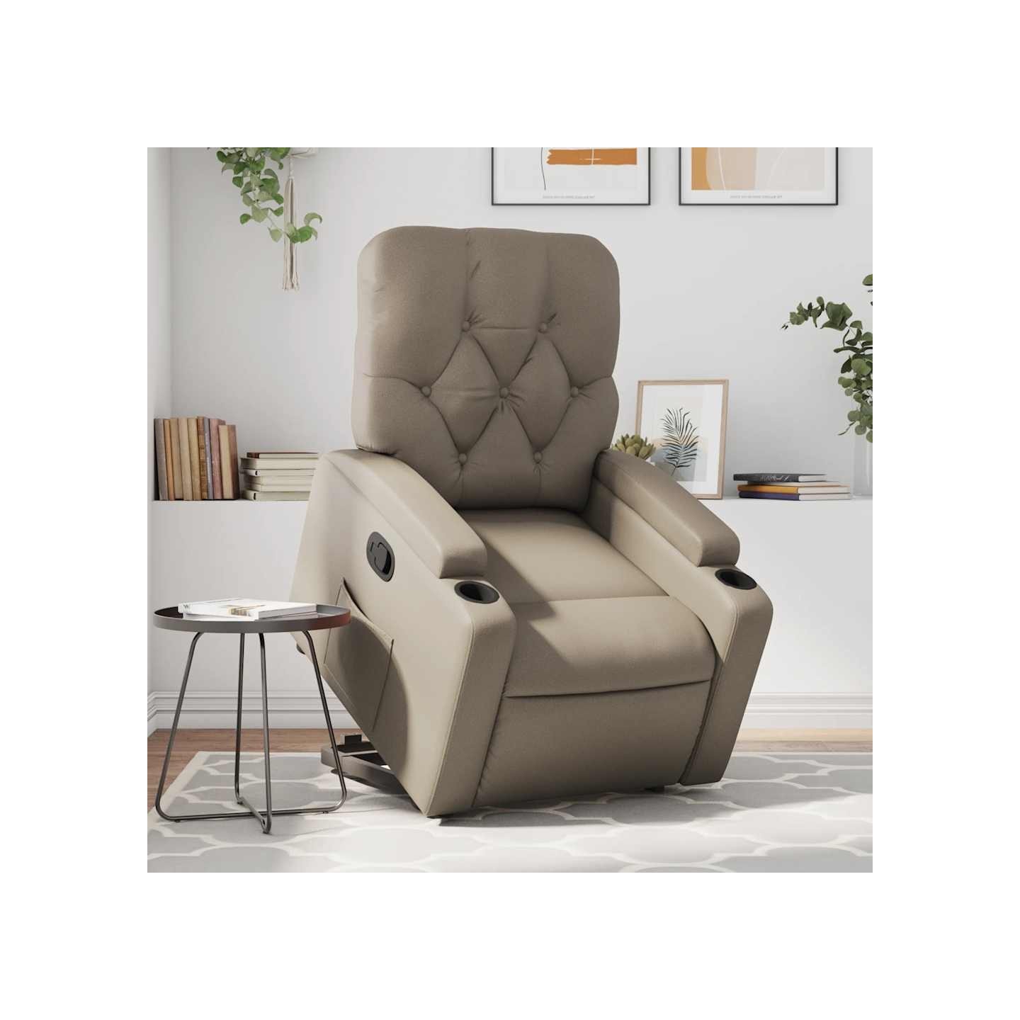 Fauteuil inclinable Cappuccino Similicuir
