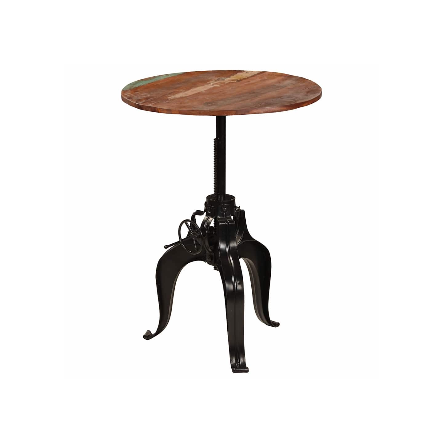 Table de bar Bois de récupération massif 75x(76-110) cm