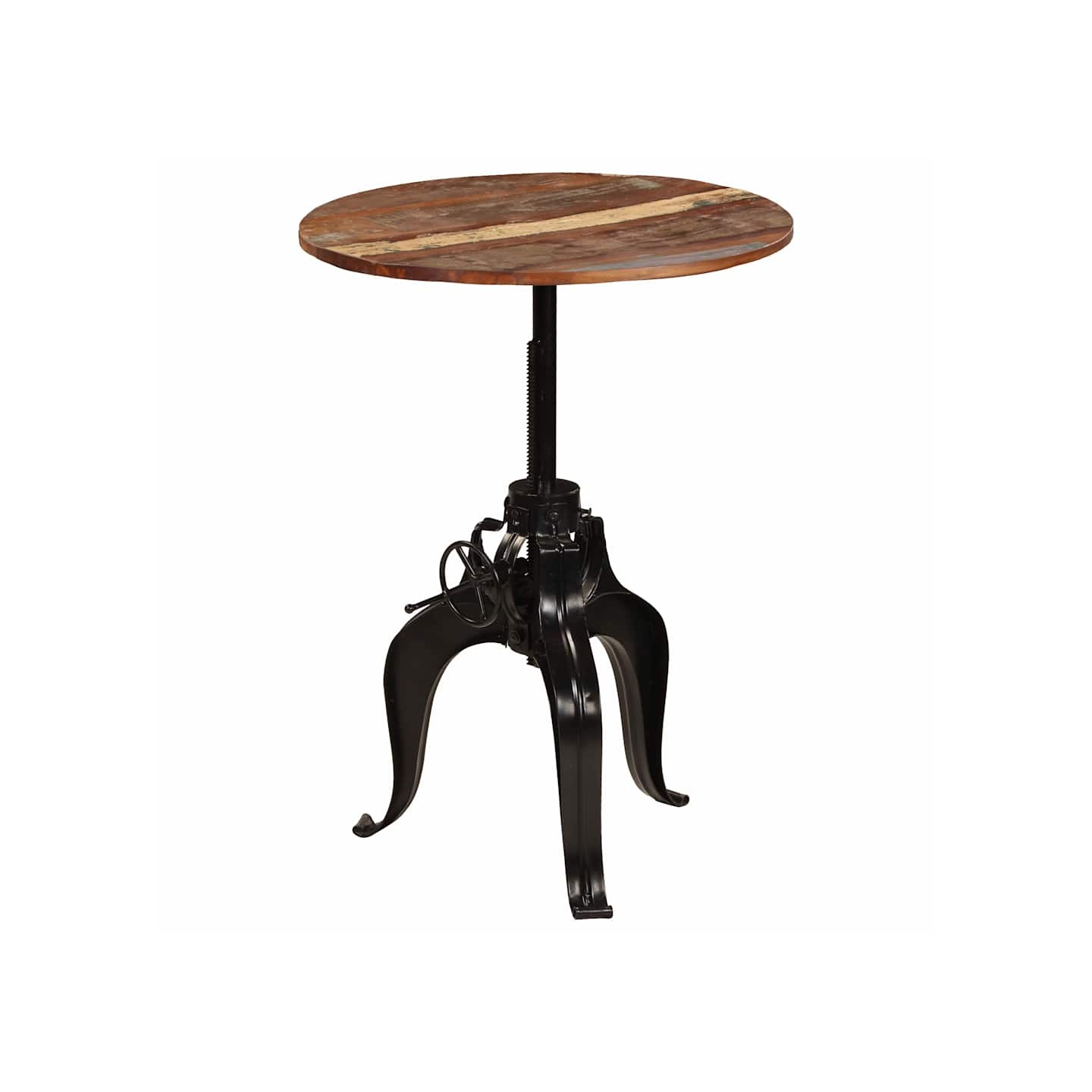Table de bar Bois de récupération massif 75x(76-110) cm