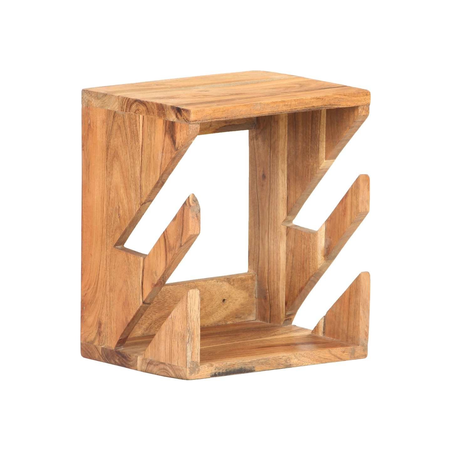 Support mural de planche à roulettes 25x20x30 cm Bois d'acacia