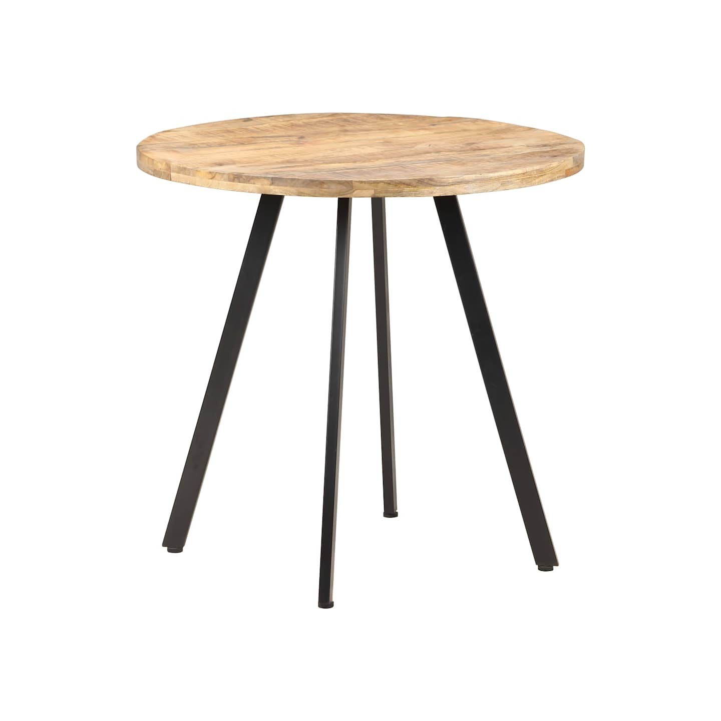 Table de salle à manger 80 cm Bois de manguier brut