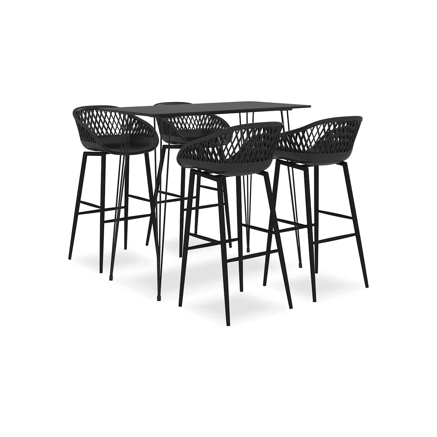 Ensemble de bar 5 pcs Noir