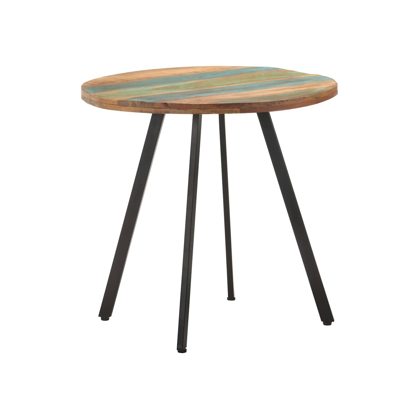 Table de salle à manger 80 cm Bois de récupération massif