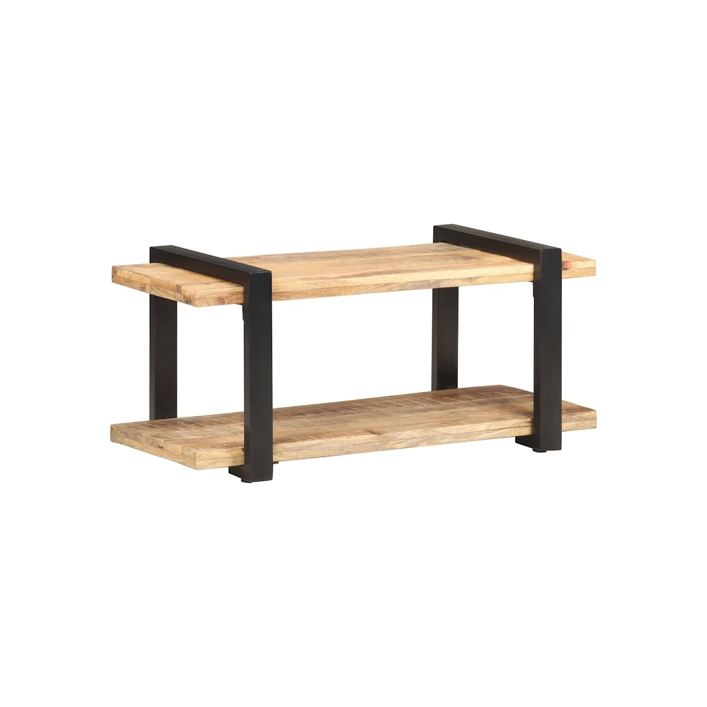 Meuble TV 90x40x40 cm Bois de manguier brut