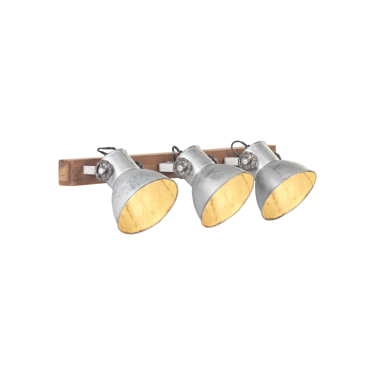 Lampe murale industrielle Argenté 65x25 cm E27