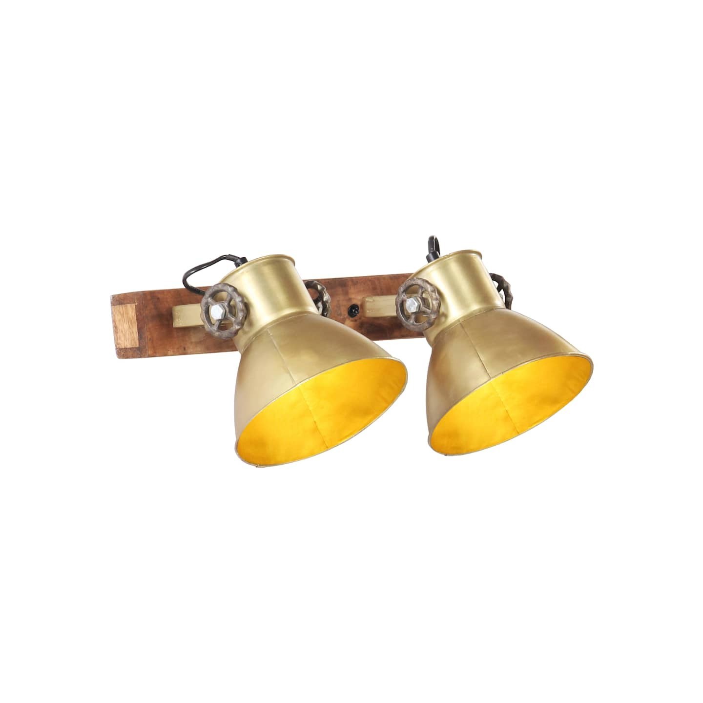 Lampe murale industrielle Laiton 45x25 cm E27