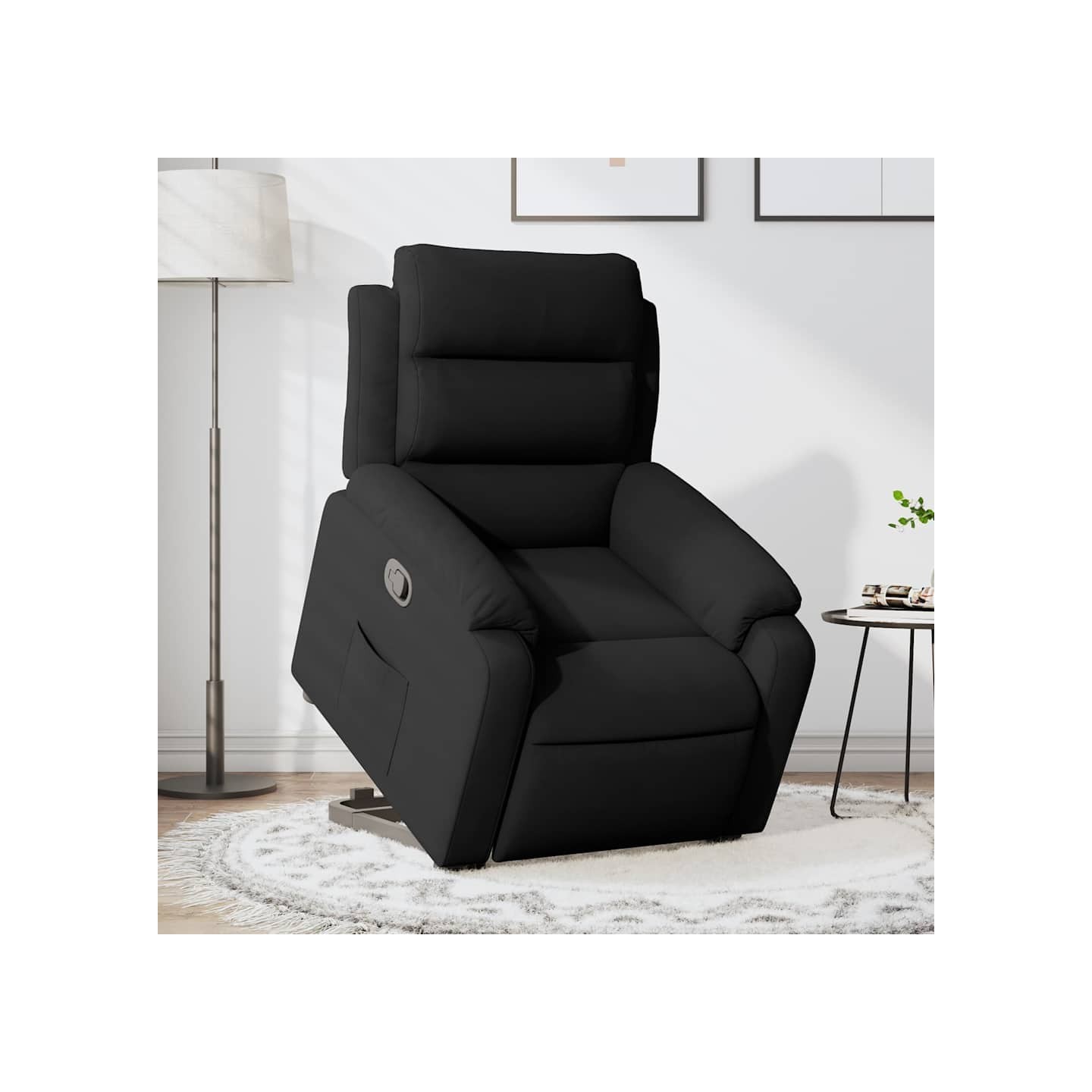 Fauteuil inclinable Noir Velours