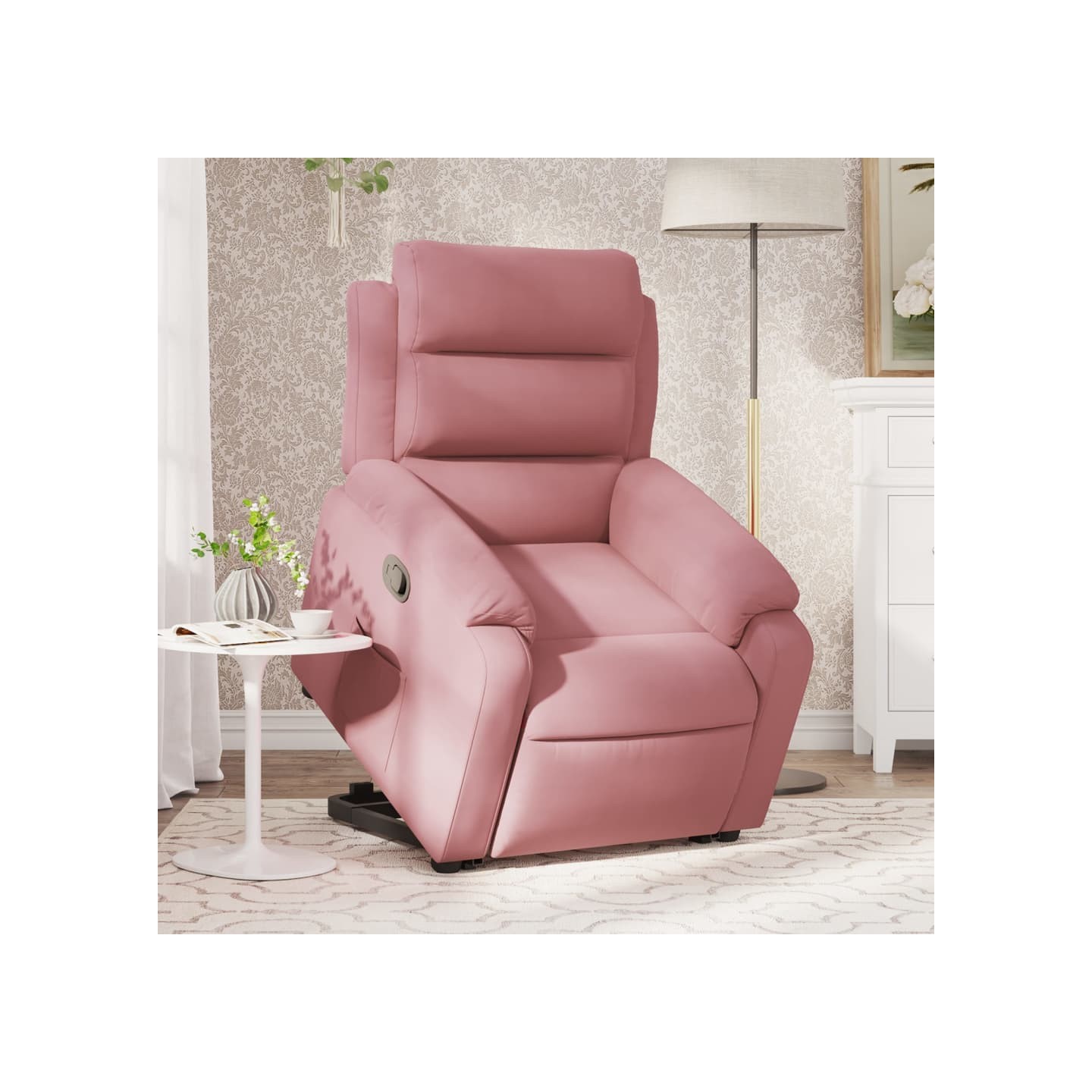 Fauteuil inclinable Rose Velours