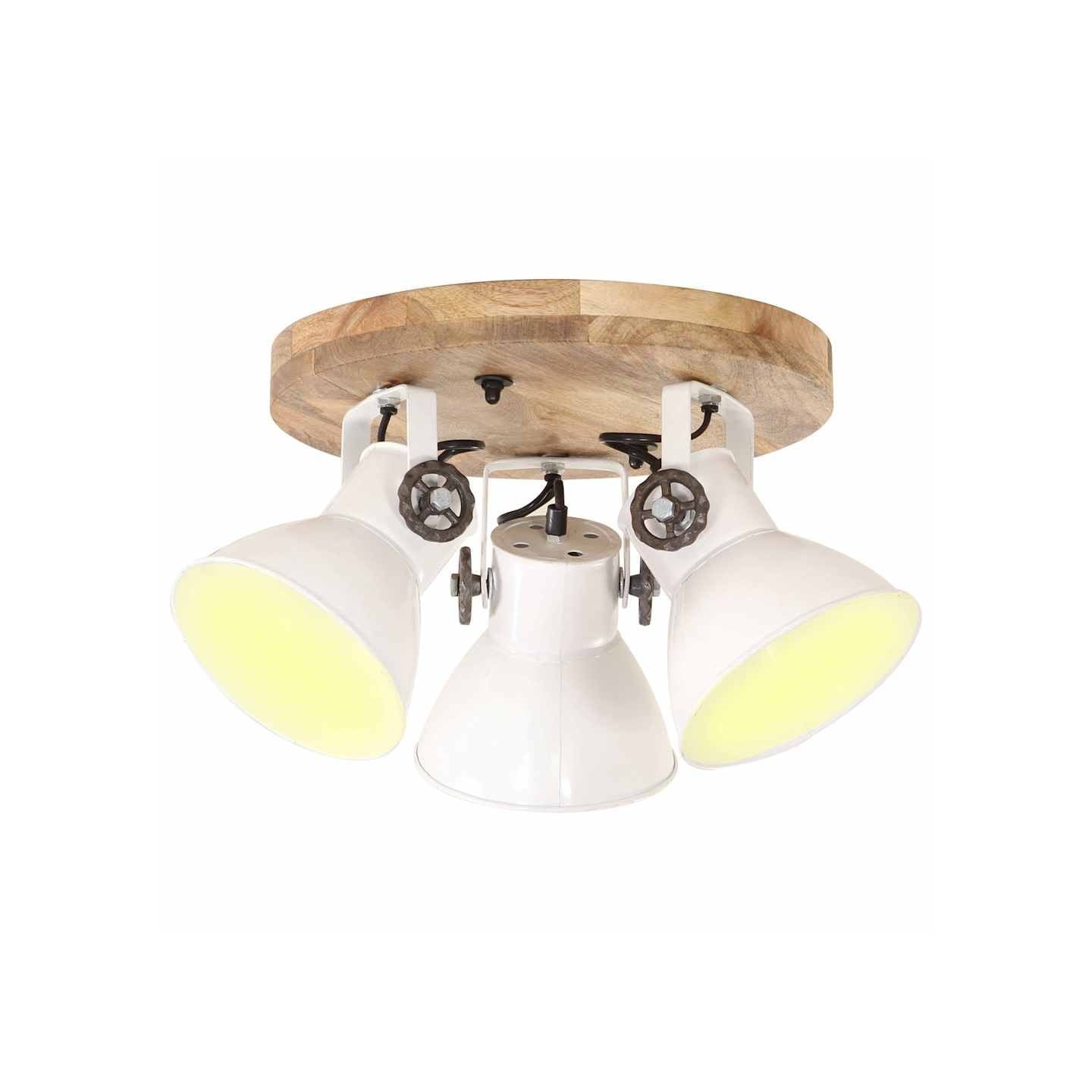 Plafonnier industriel 25 W Blanc 42x27 cm E27