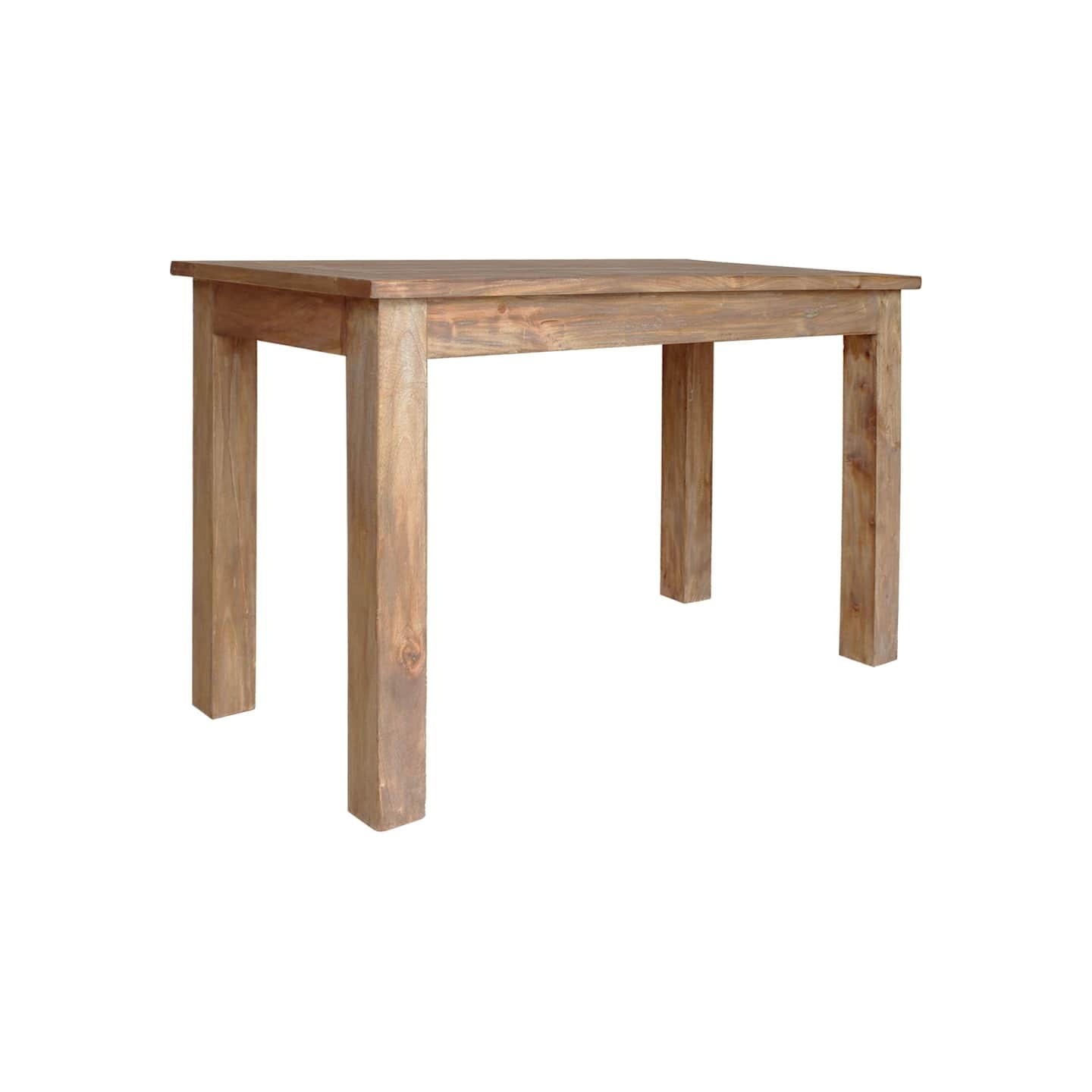 Table à manger bois d'acajou massif 120x60x77 cm