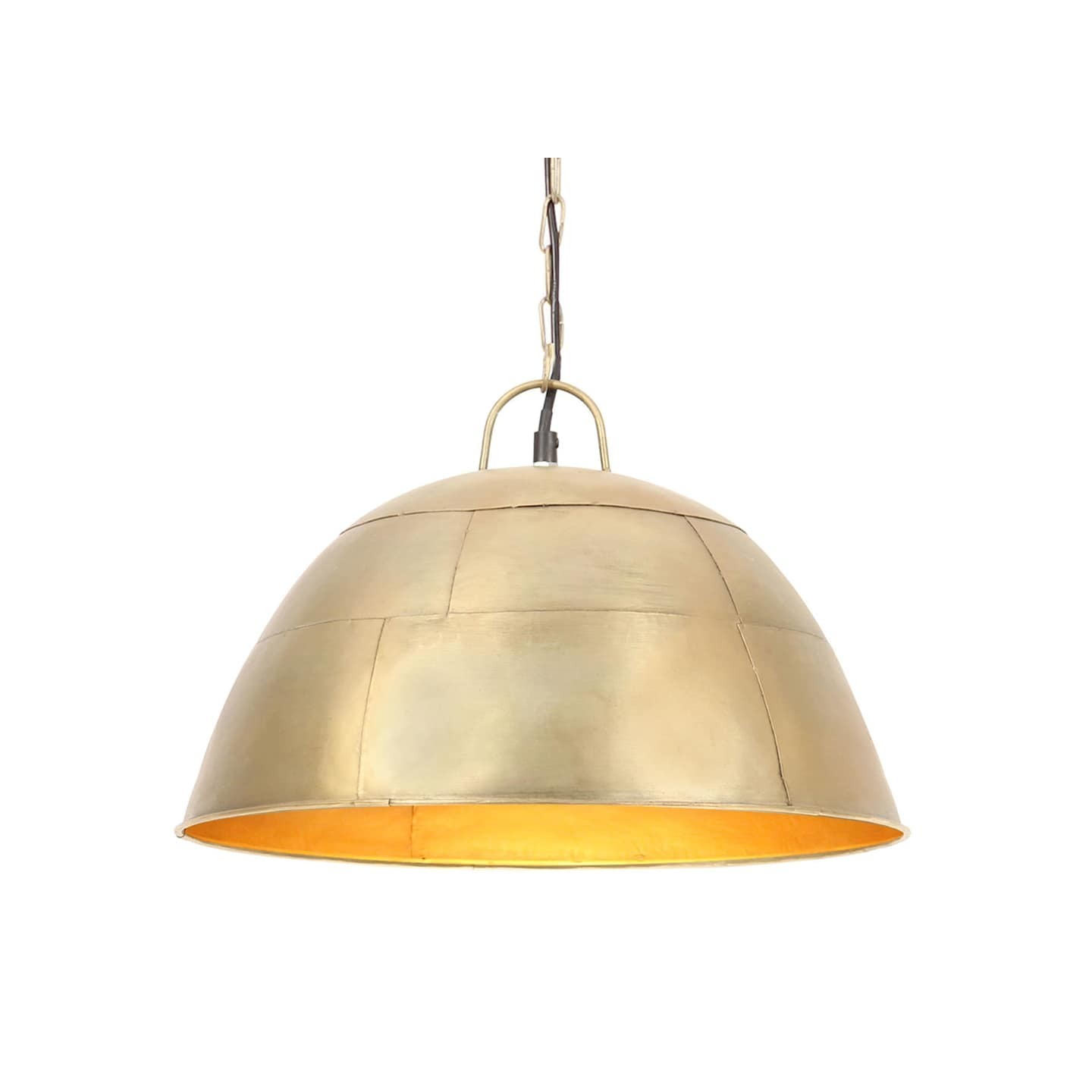 Lampe suspendue industrielle vintage 25 W Laiton Rond 41 cm E27