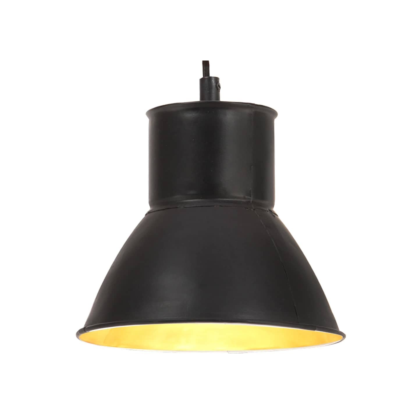 Lampe suspendue 25 W Noir Rond 17 cm E27