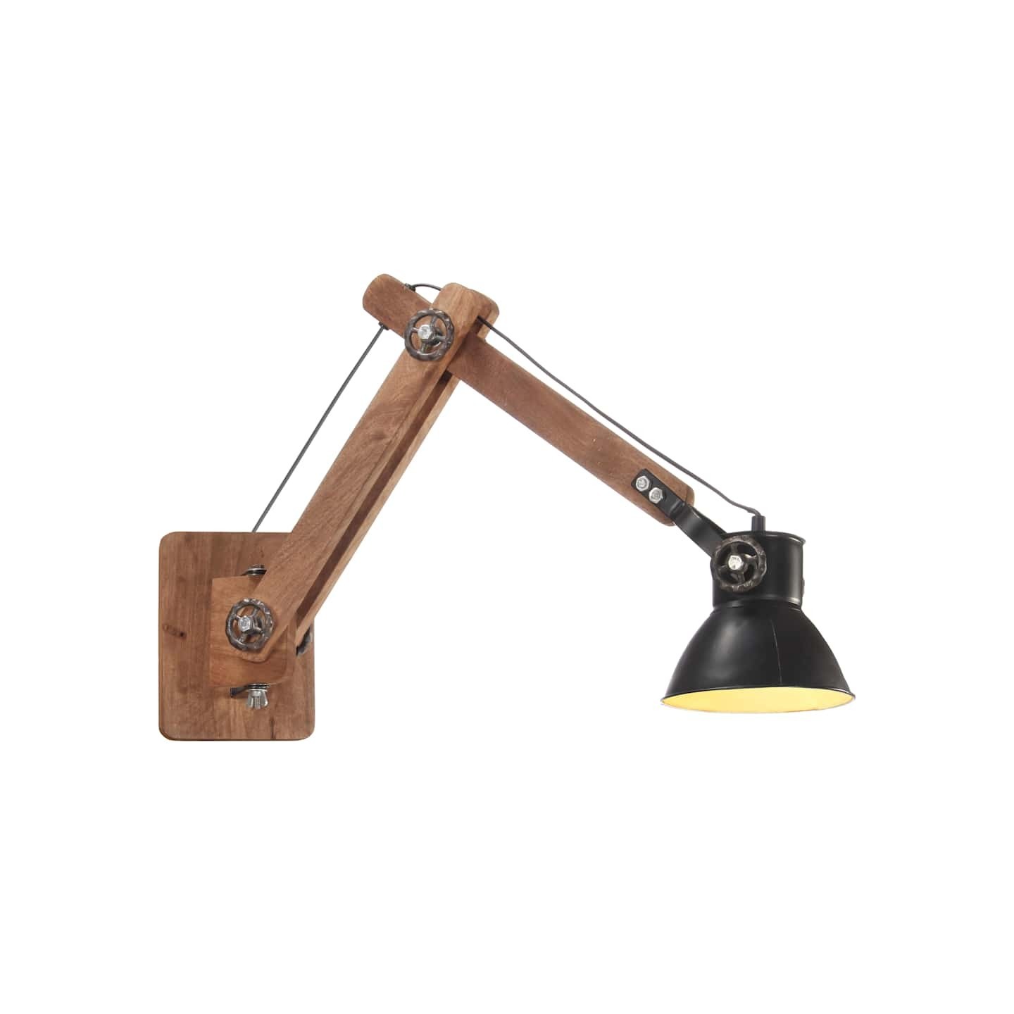 Lampe murale Style industriel Noir Rond E27