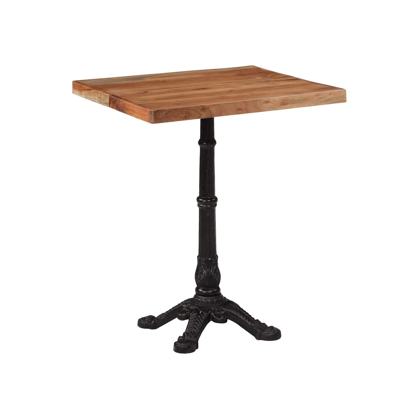 Table de bistro 60x60x76 cm Bois d'acacia massif