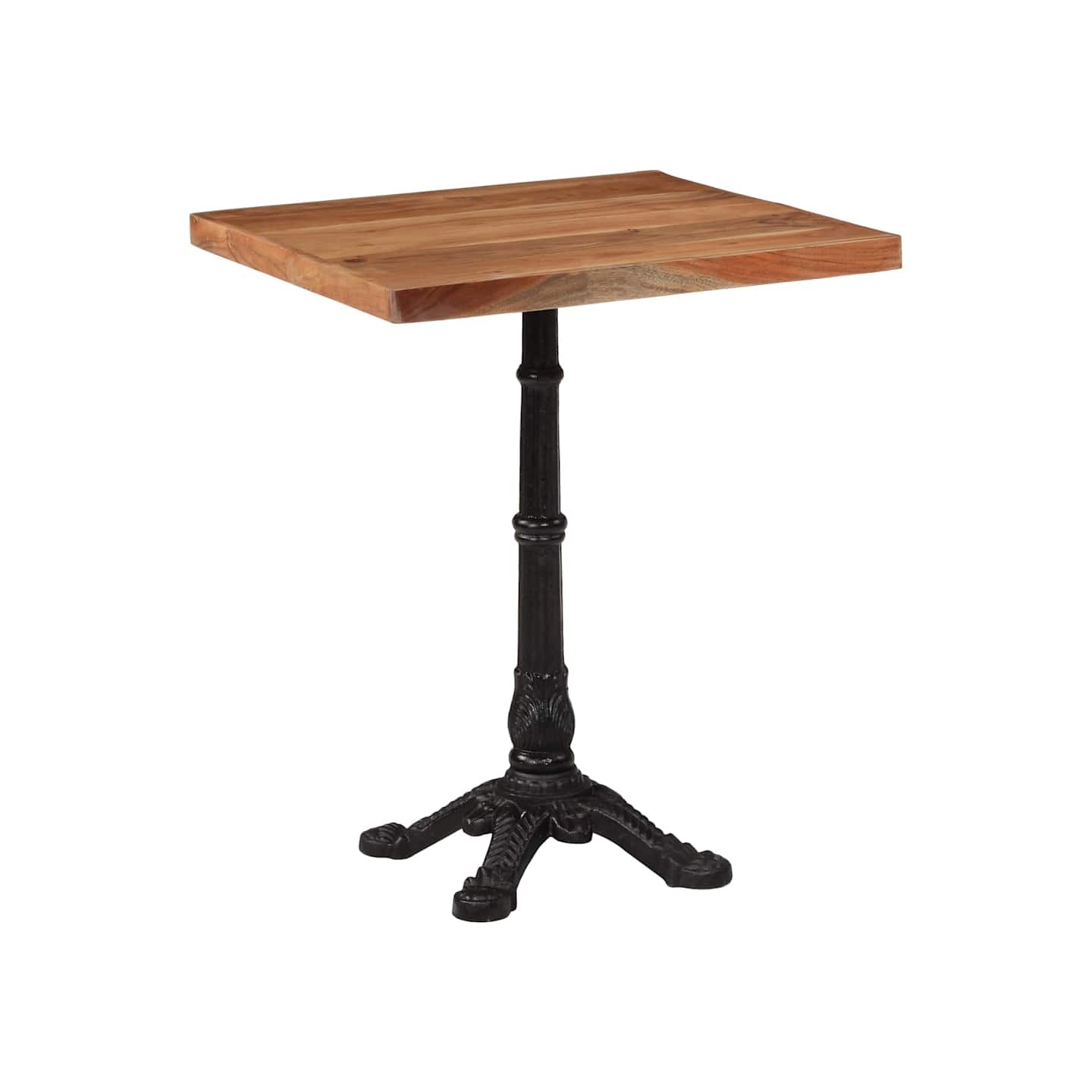 Table de bistro 60x60x76 cm Bois d'acacia massif