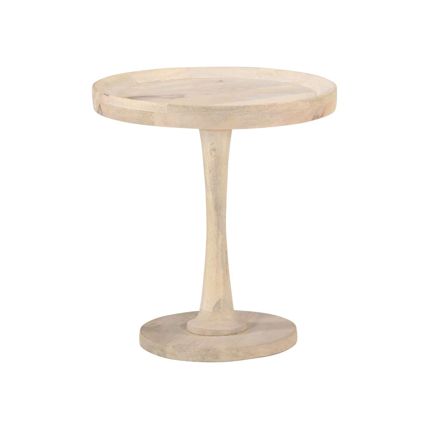 Table d'appoint Ø50x55 cm Bois de manguier massif