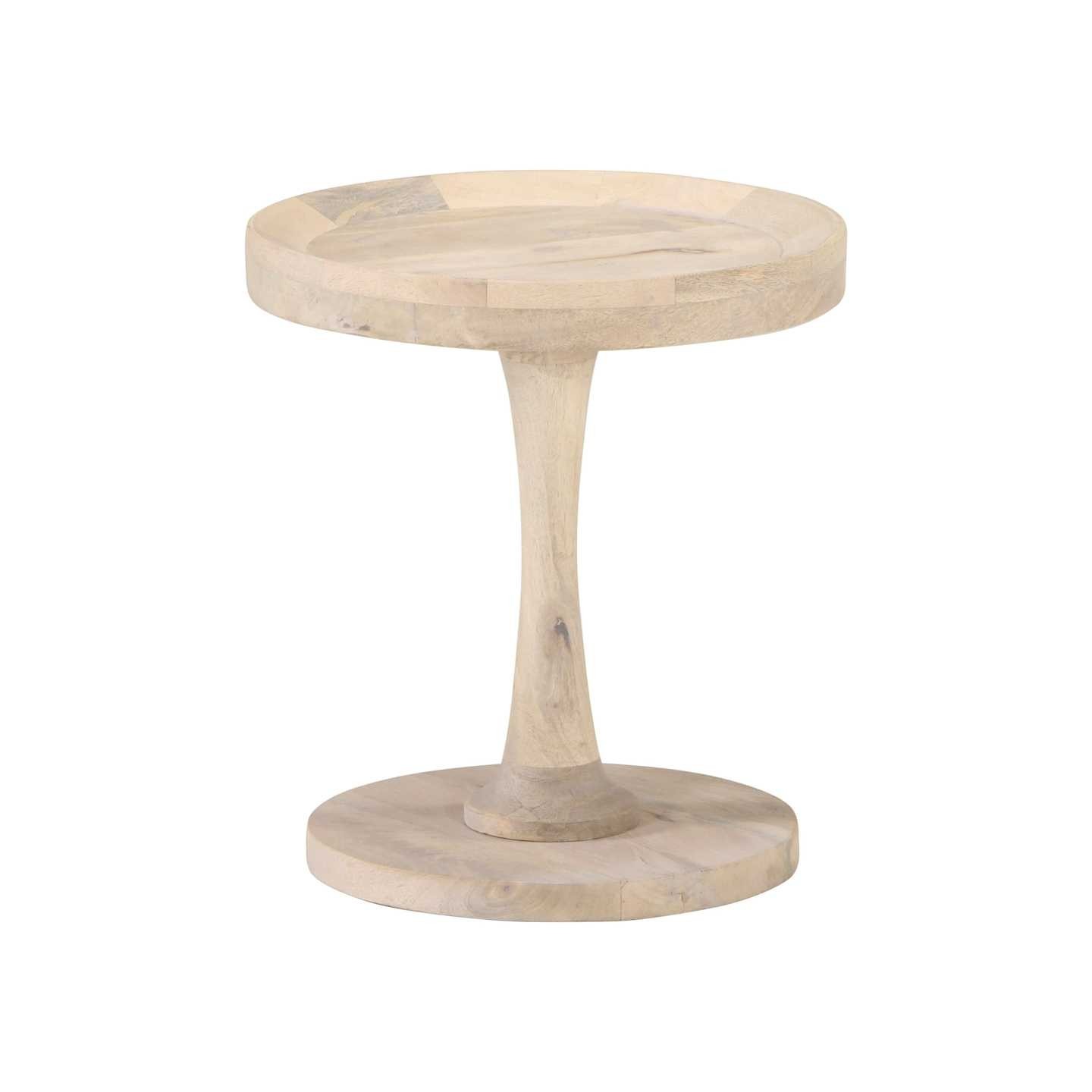 Table d'appoint Ø40x45 cm Bois de manguier massif