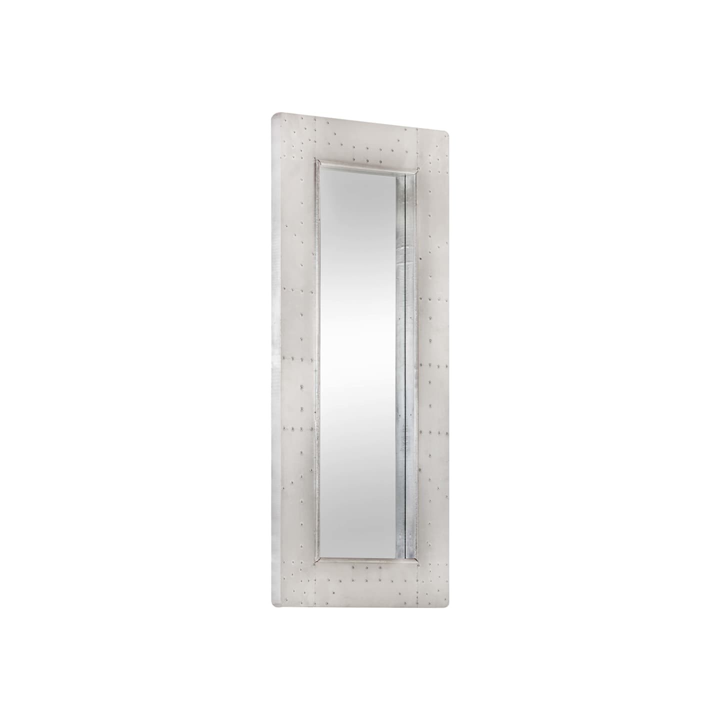 Miroir de style aviation 110x50 cm Métal