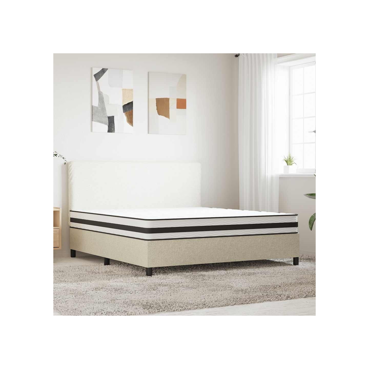 Matelas à ressorts bonnell moyen 180x200 cm