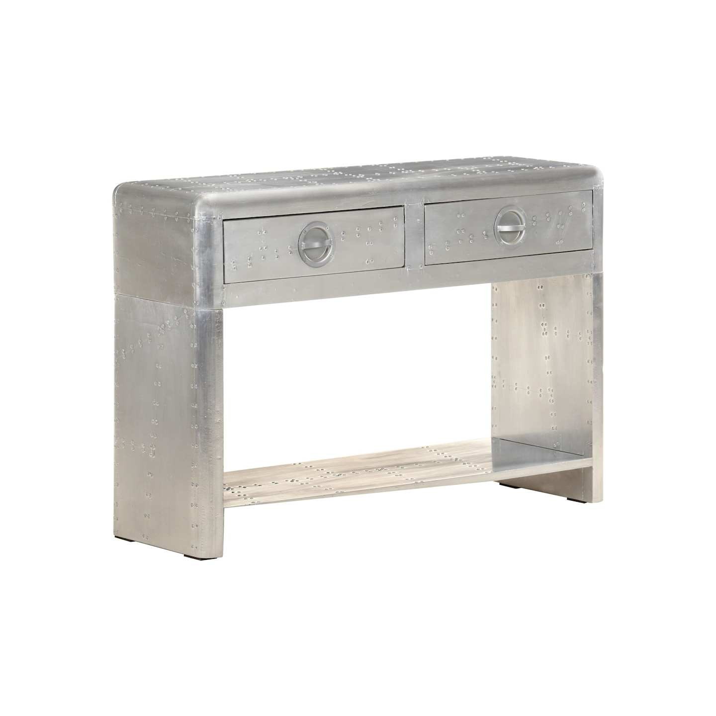 Buffet de style aviation 110x35x75 cm Métal