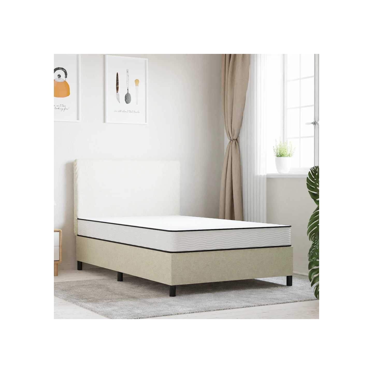 Matelas à ressorts bonnell moyen 120x200 cm