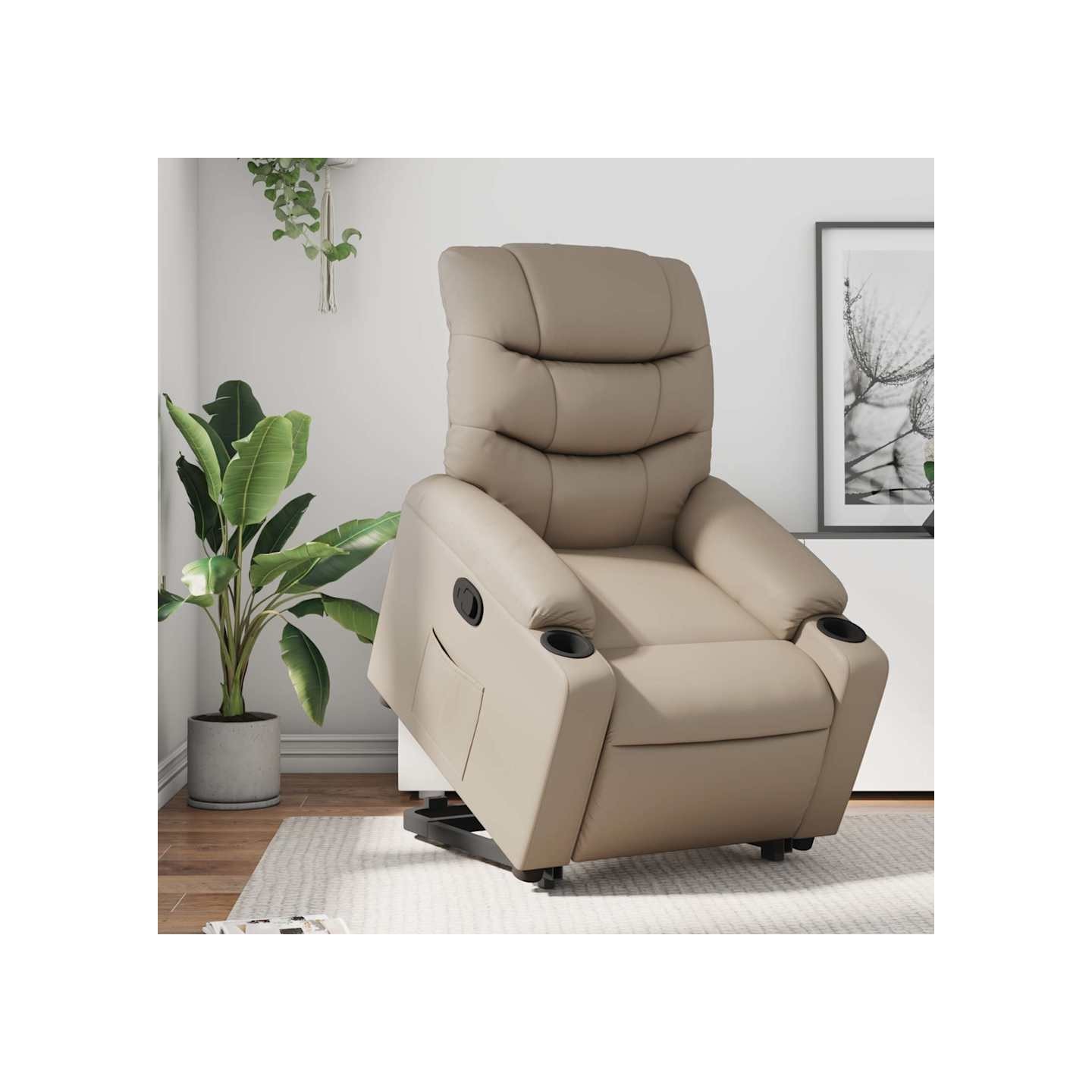 Fauteuil inclinable Cappuccino Similicuir