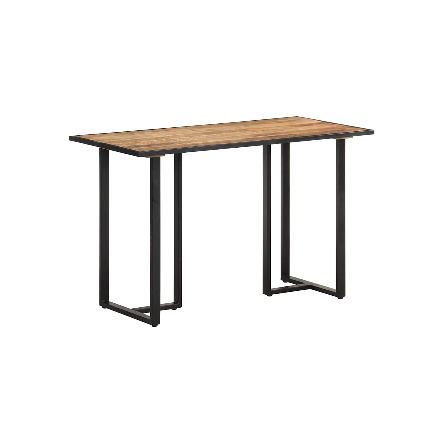 Table à manger 120 cm Bois de manguier brut
