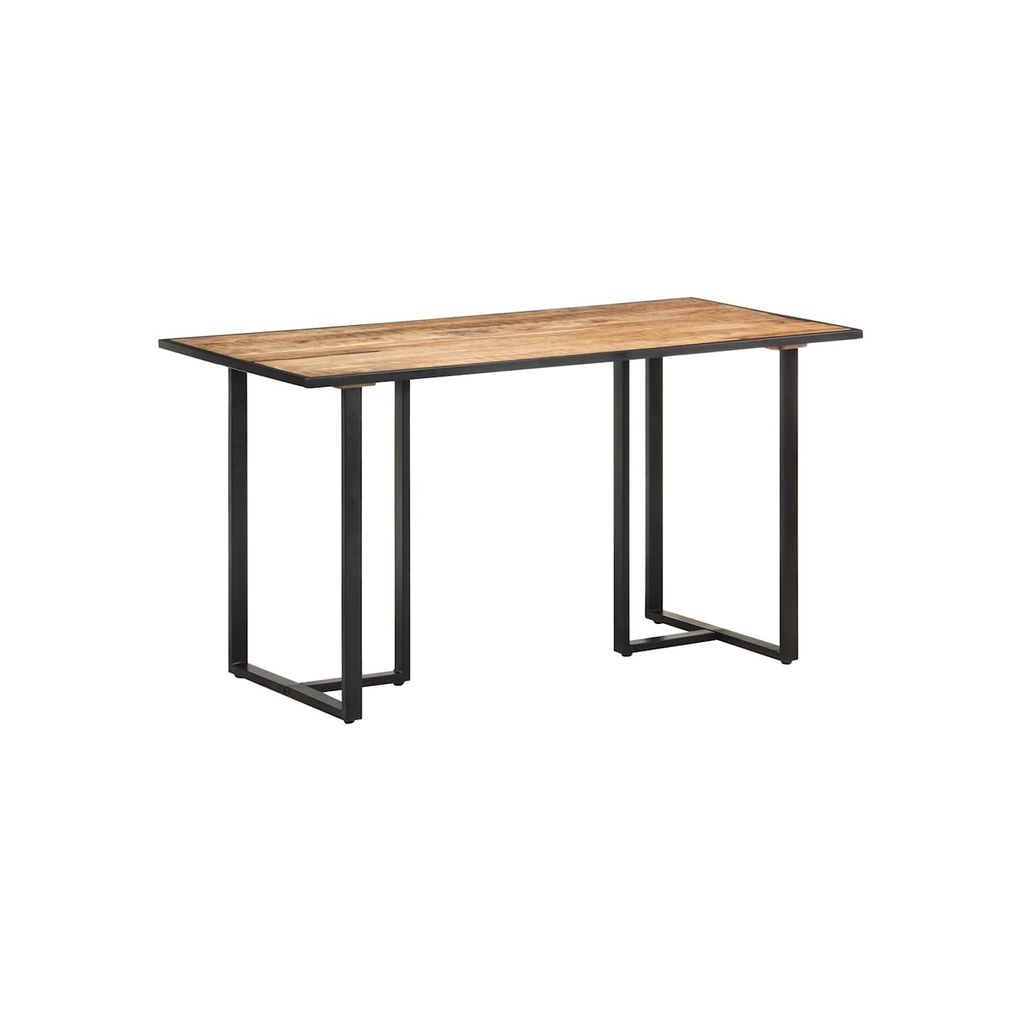 Table de salle à manger 140 cm Bois de manguier brut