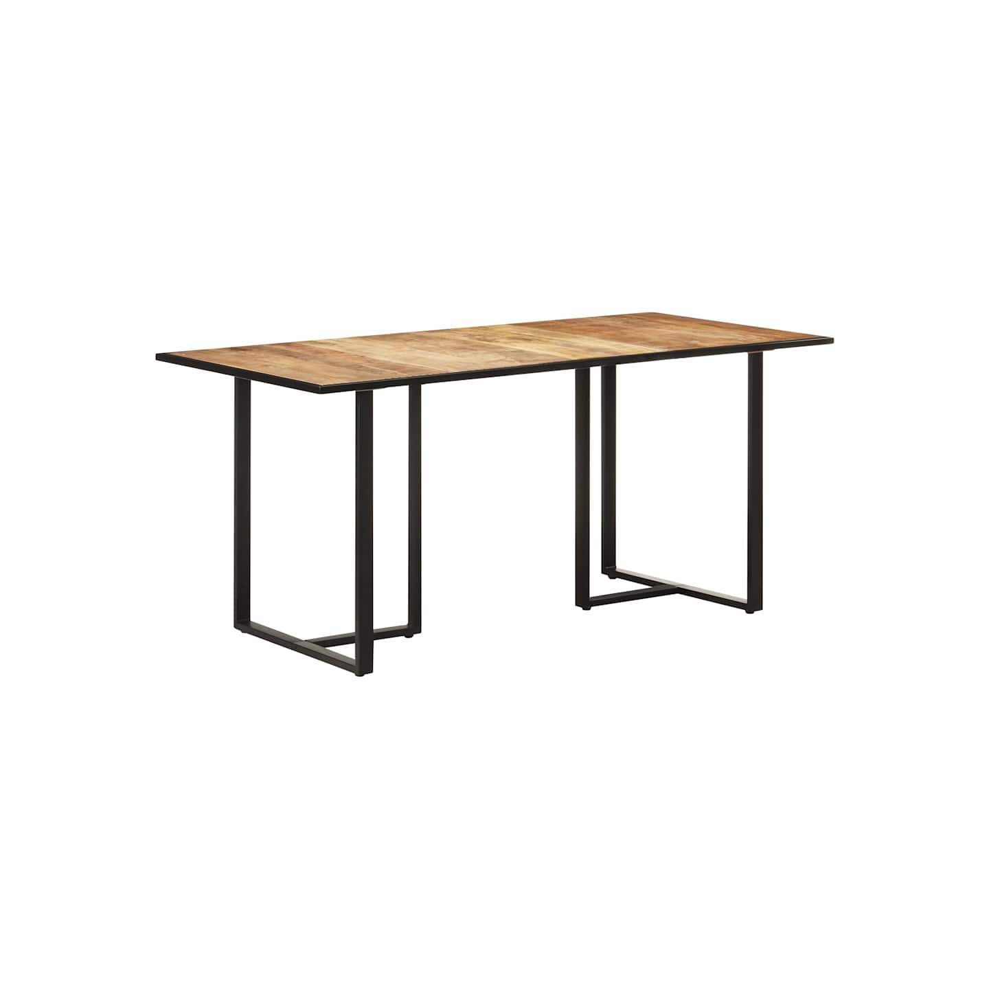 Table de salle à manger 160 cm Bois de manguier brut