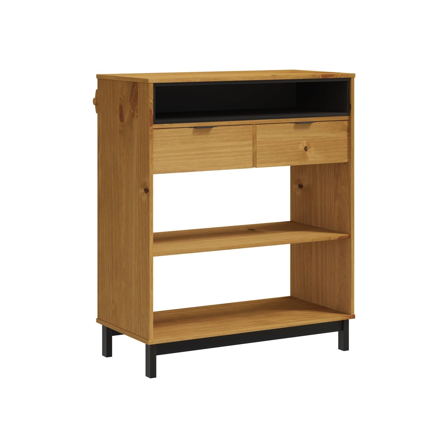 Table de bar FLAM 92x45x110 cm bois massif Pin