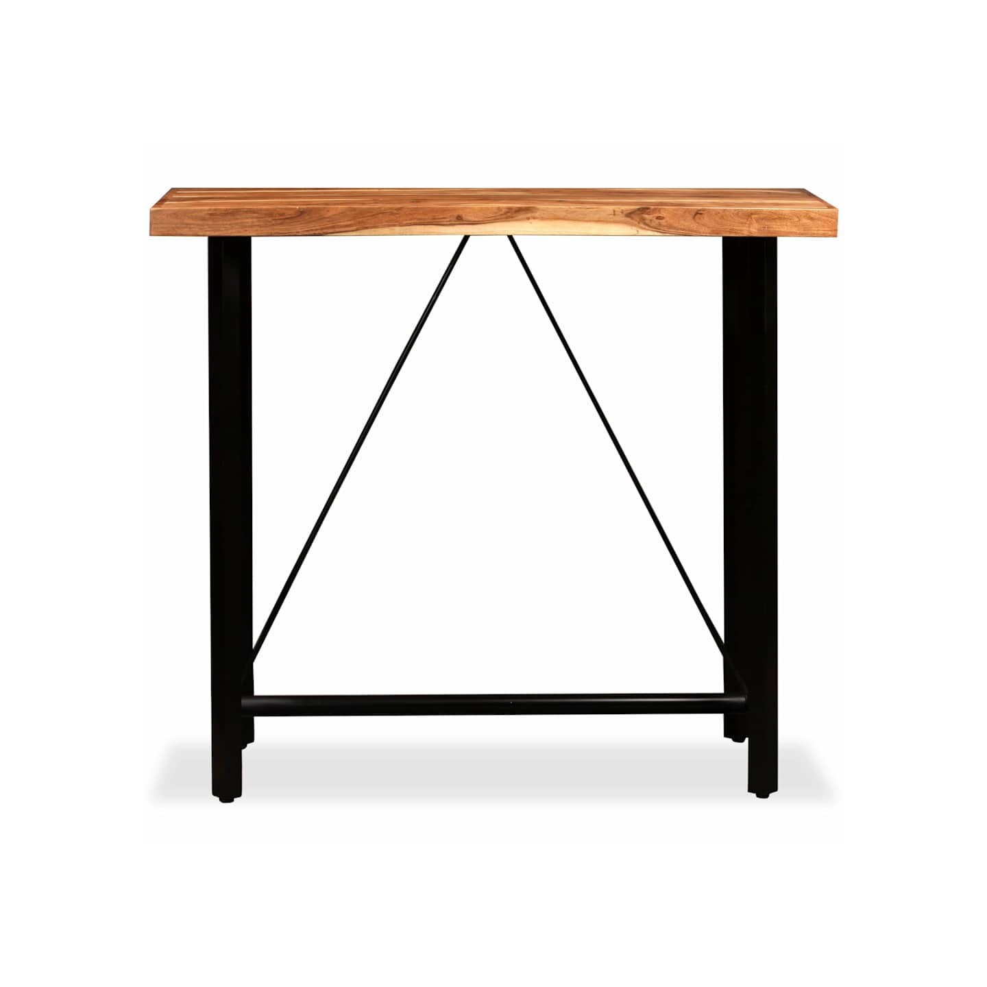 Table de bar Bois massif d'acacia 120x60x107 cm