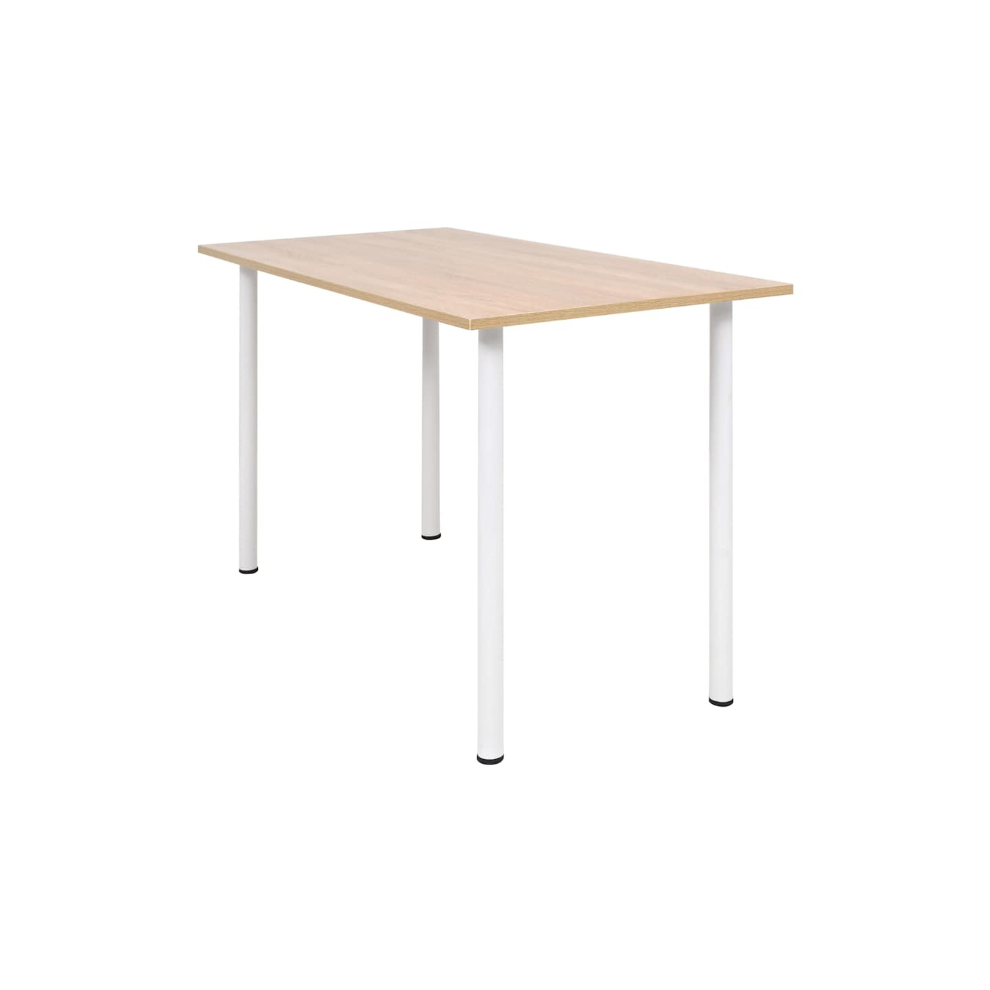 Table à manger 120x60x73 cm Chêne et blanc