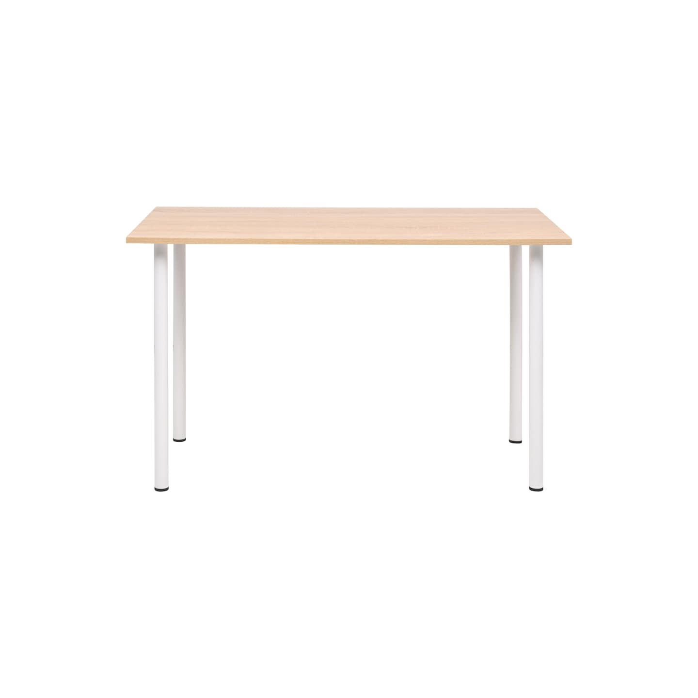 Table à manger 120x60x73 cm Chêne et blanc