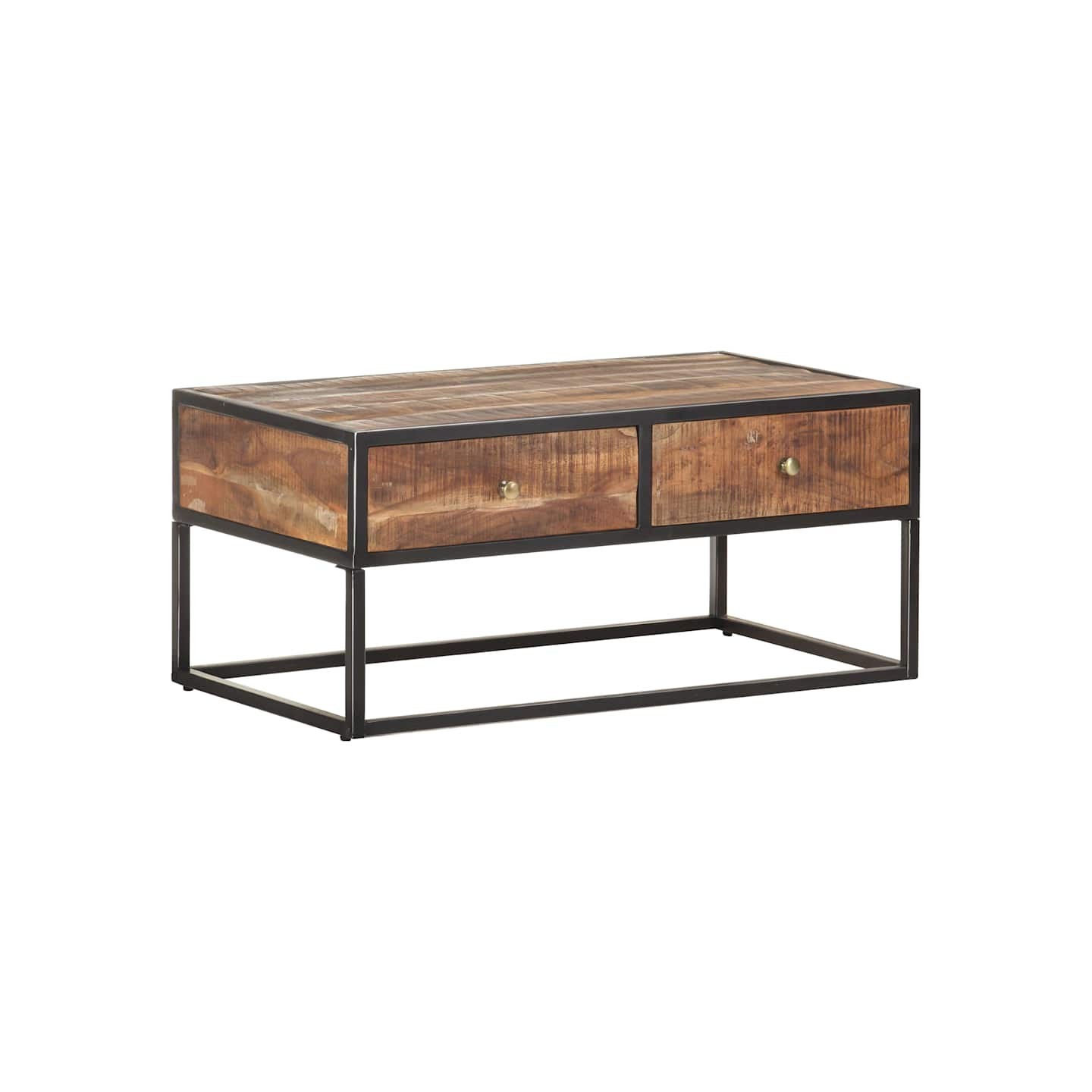 Table basse 90x50x40 cm Bois d'acacia brut