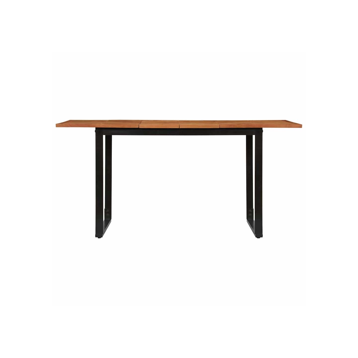 Table à manger 160x80x75 cm bois massif d'acacia
