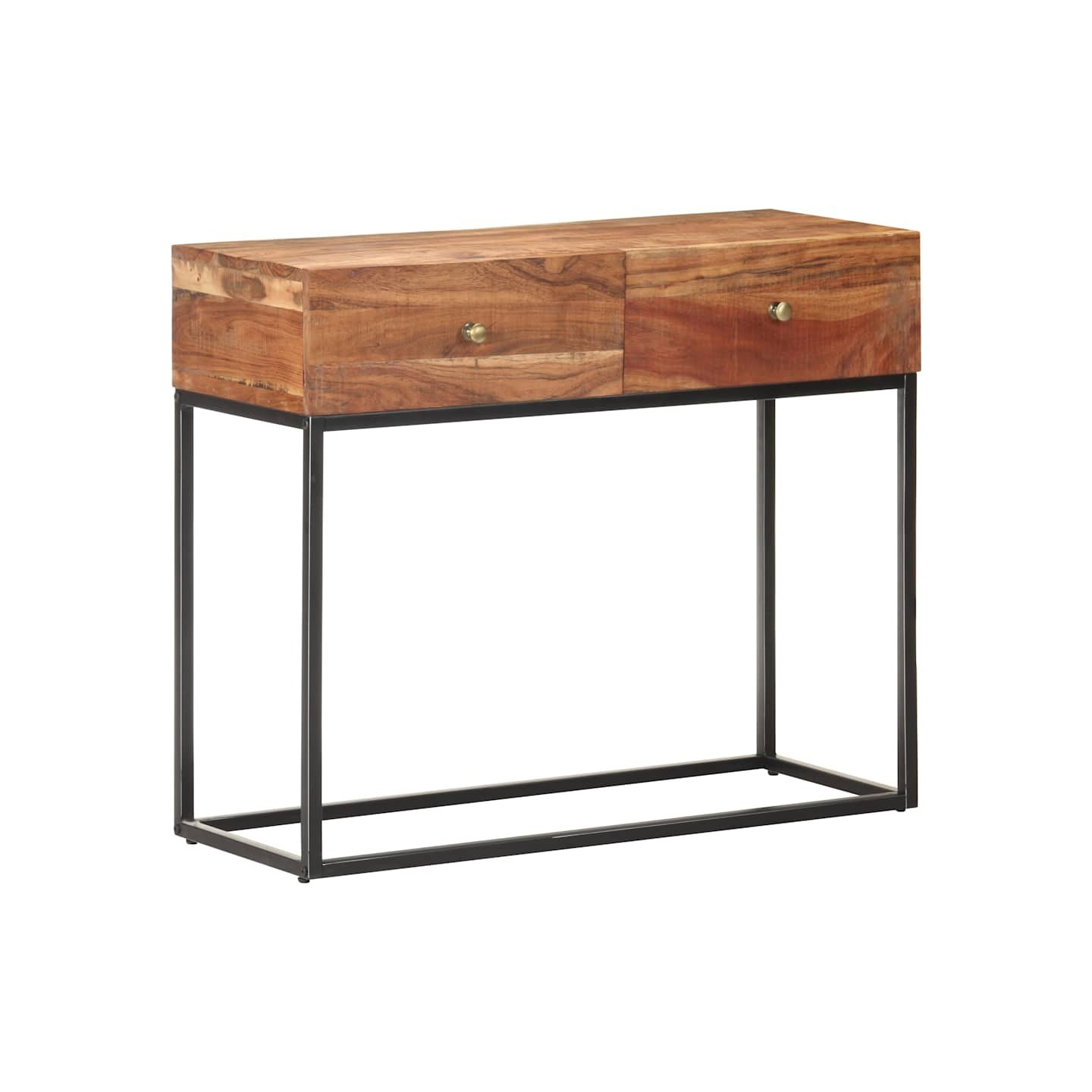 Table console 90x35x75 cm Bois d'acacia brut