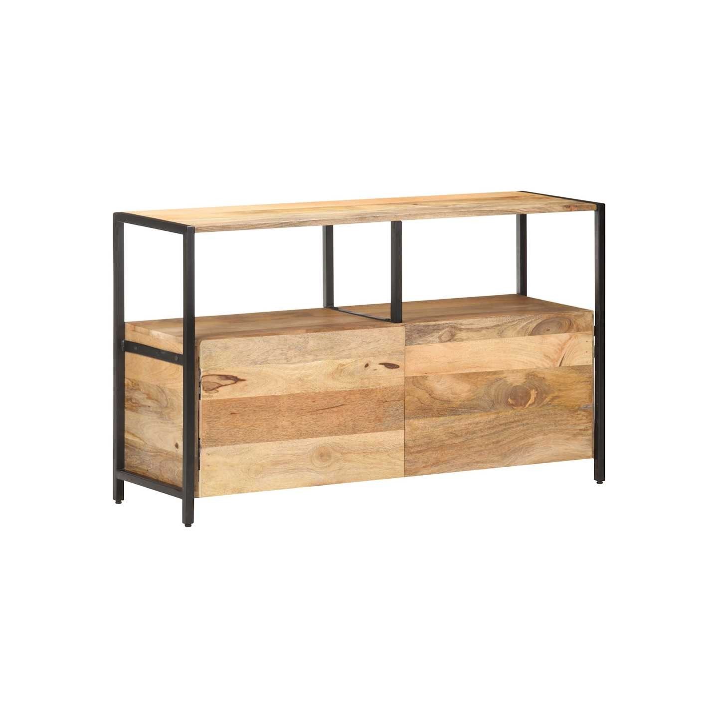 Buffet 110x35x65 cm Bois de manguier massif