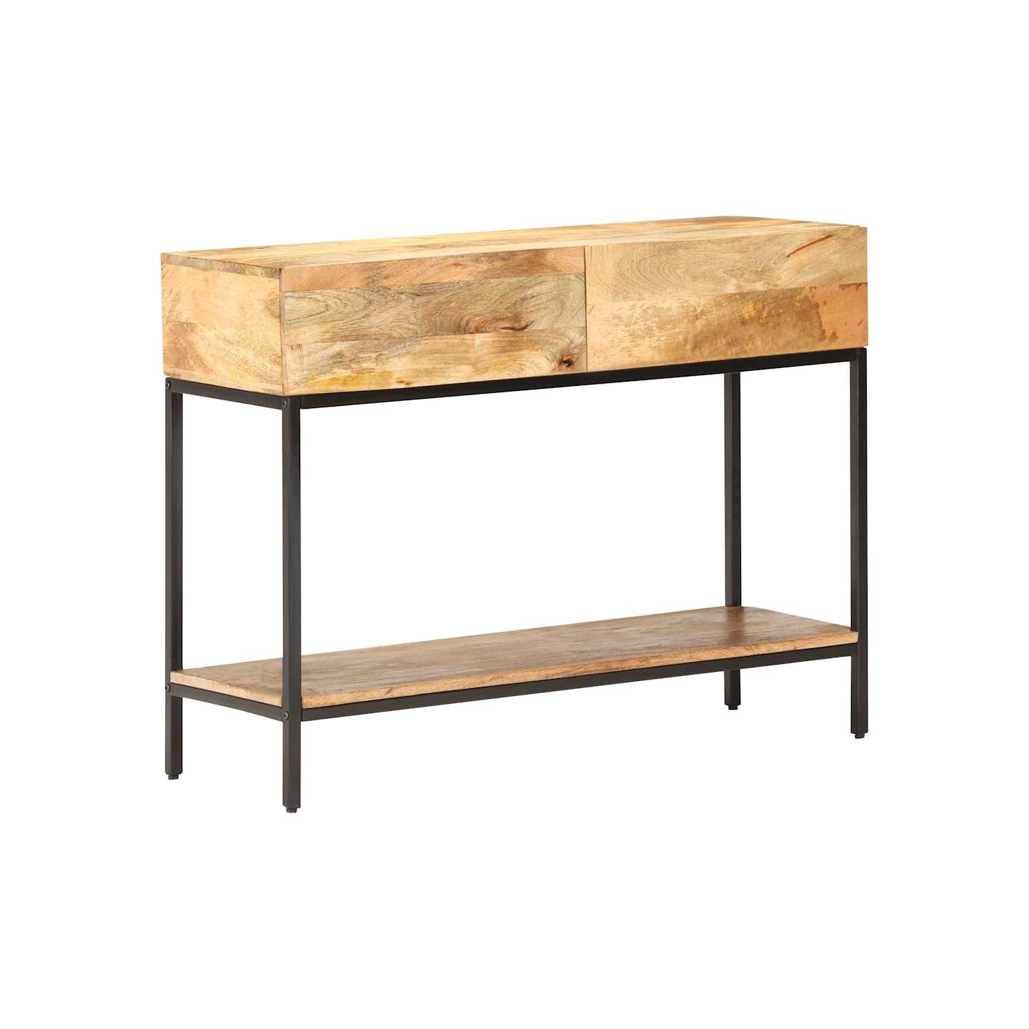 Table console 100x35x76 cm Bois de manguier massif