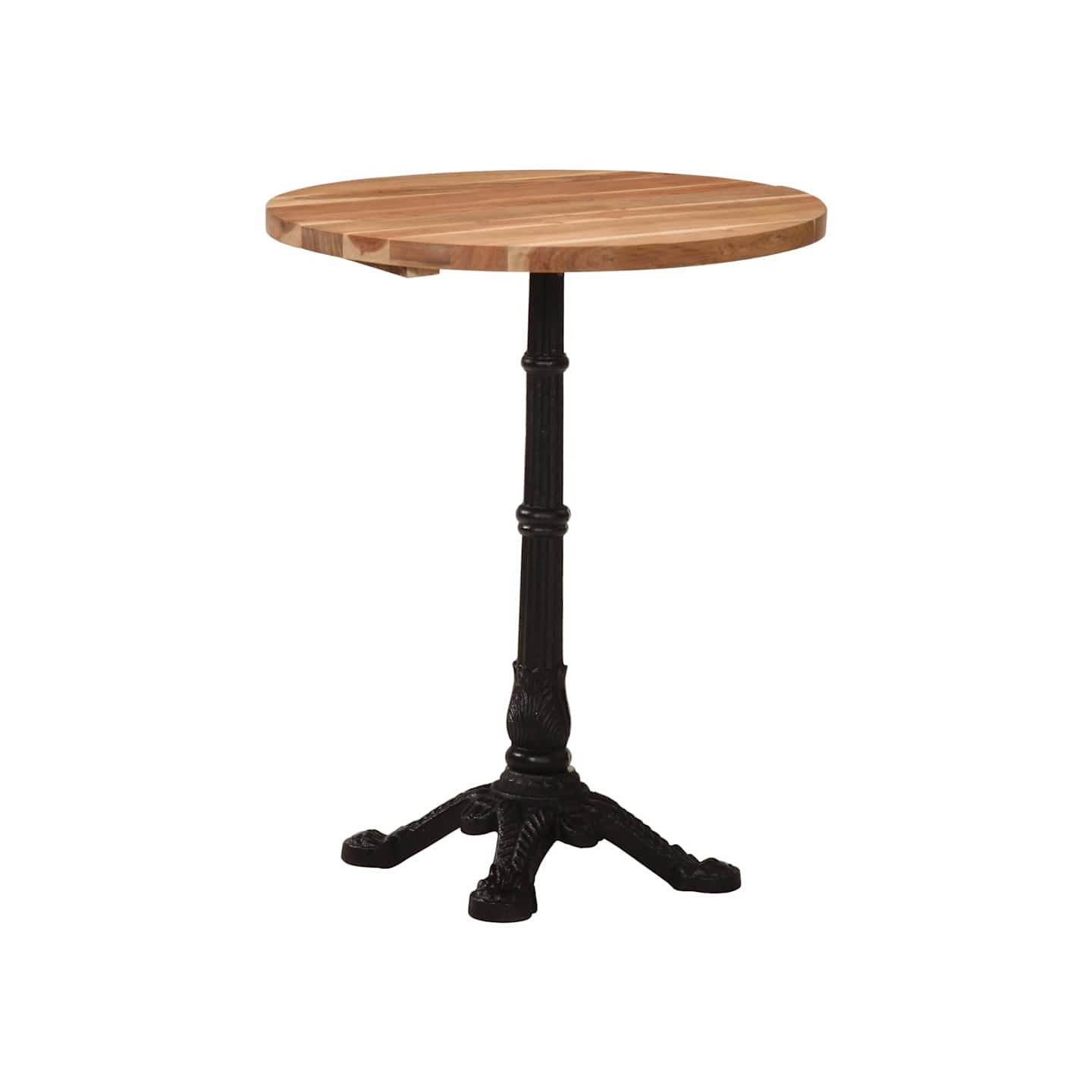 Table de bistro Ø60x76 cm Bois d'acacia massif