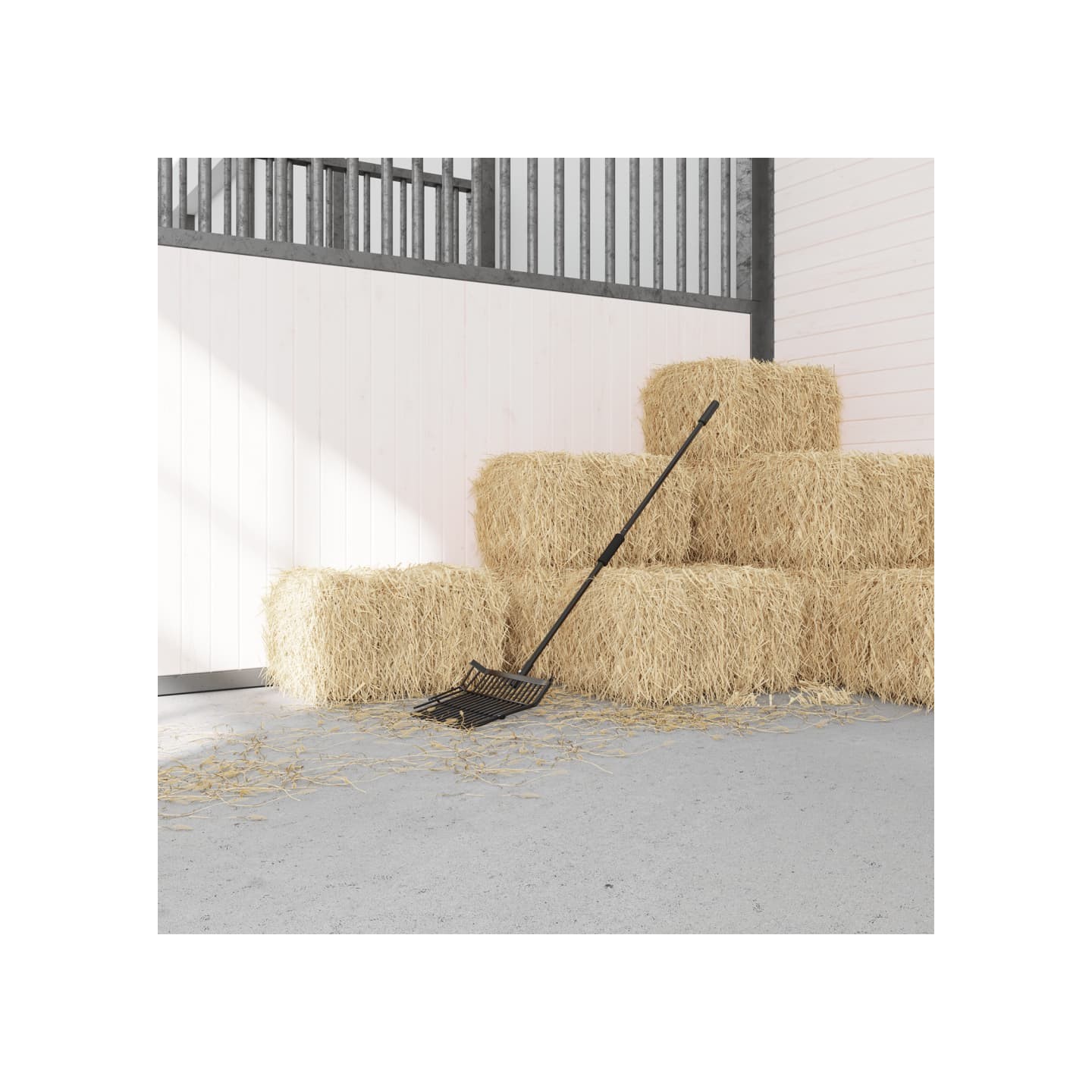 Fourche avec 14 dents noir acier