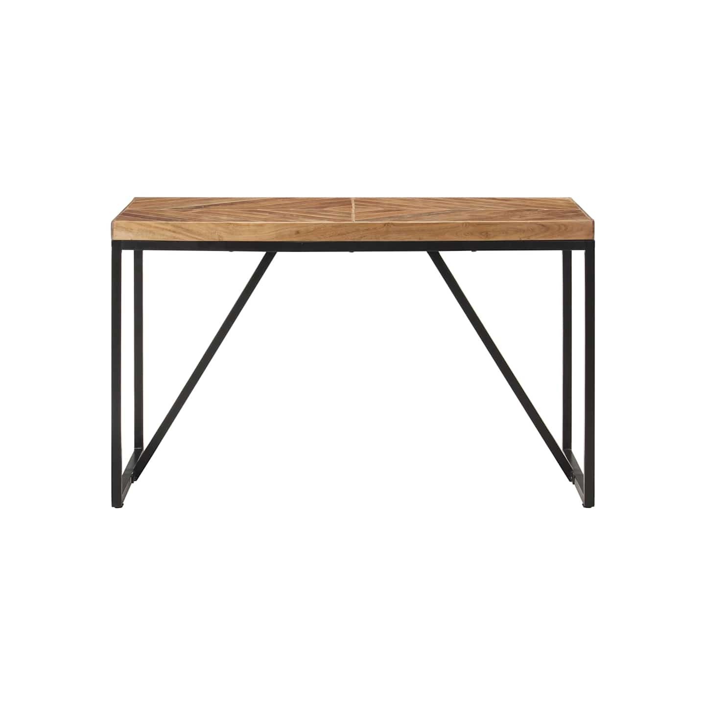 Table à manger 120x60x76 cm Bois massif d'acacia et de manguier
