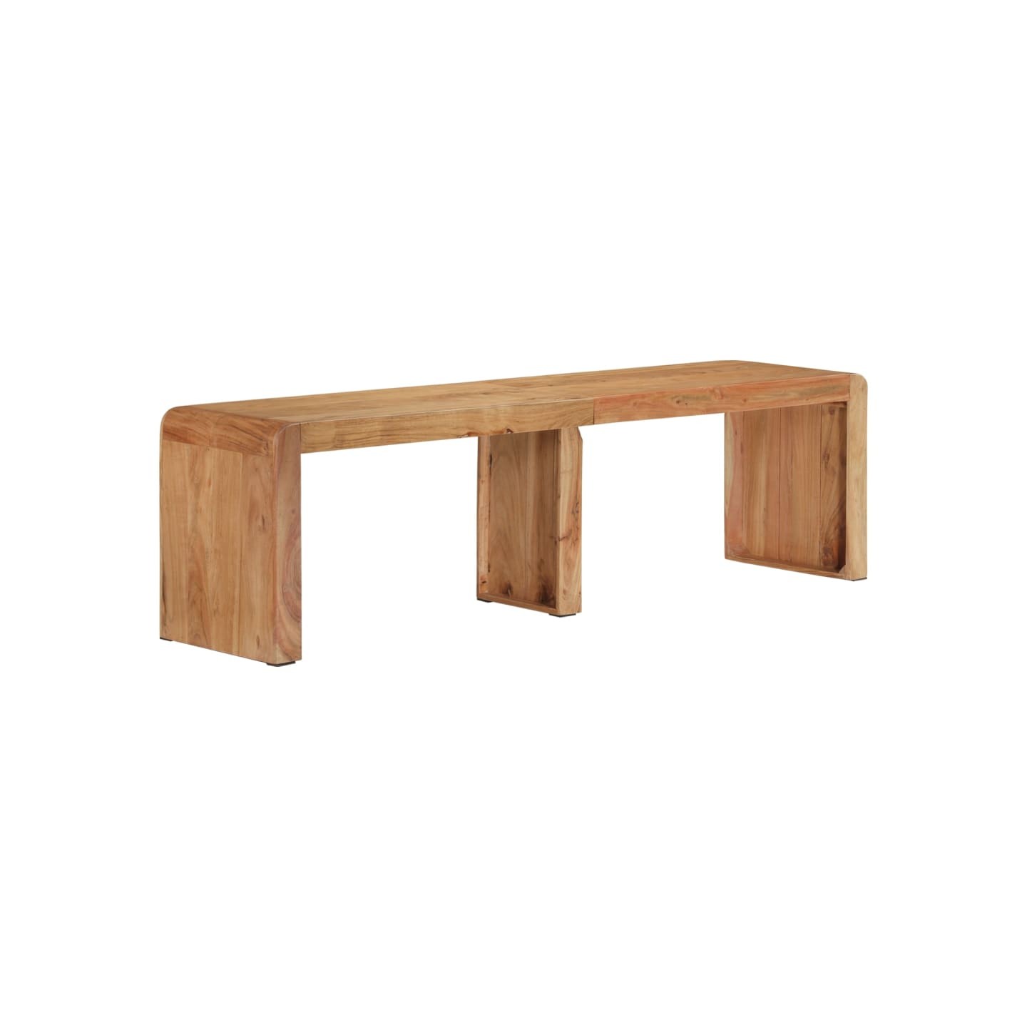 Banc 160x38x45 cm bois massif d'acacia