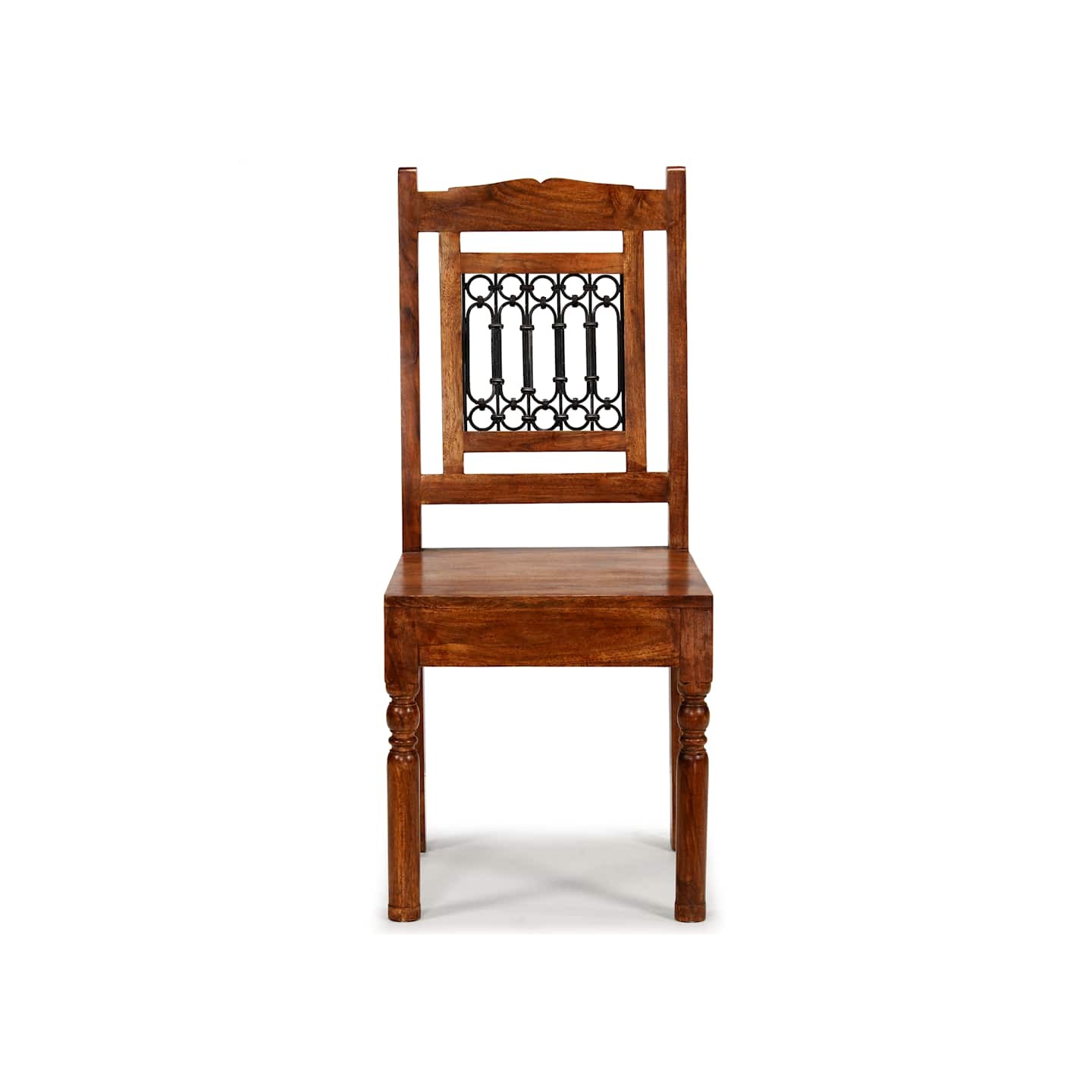 Chaises à manger lot de 2 Bois finition couleur miel classique