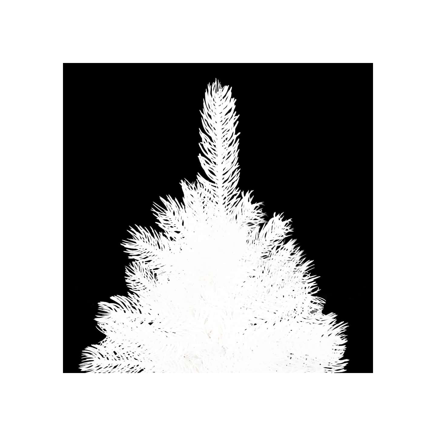 Arbre de Noël artificiel aiguilles réalistes blanc 240 cm