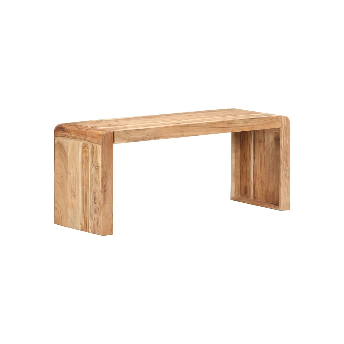 Banc 110x38x46 cm Bois solide d'acacia