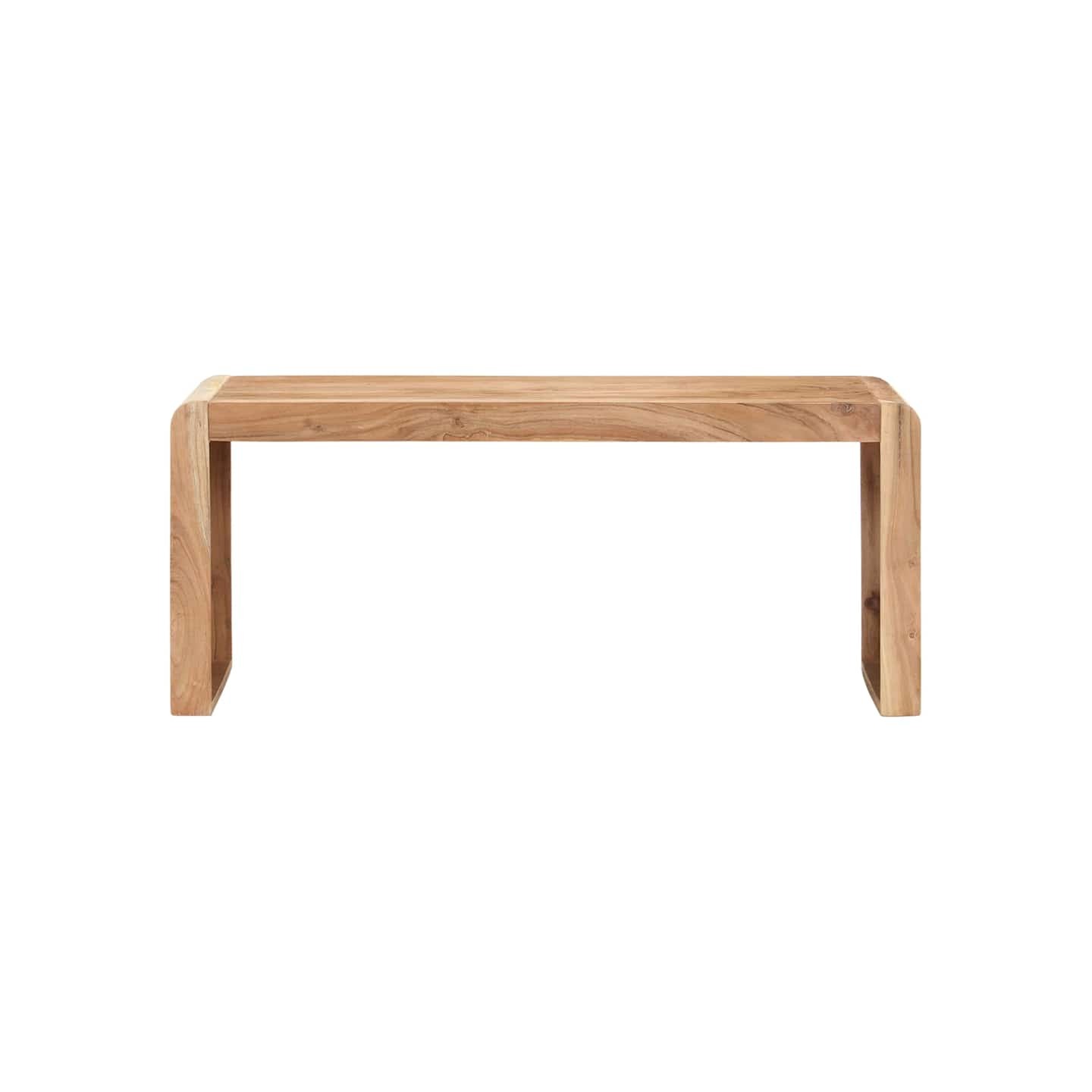 Banc 110x38x46 cm Bois solide d'acacia